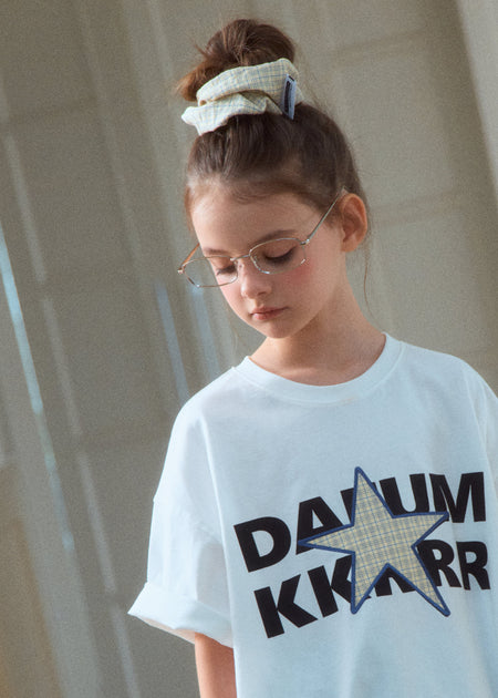 Check Star Patch T-shirts