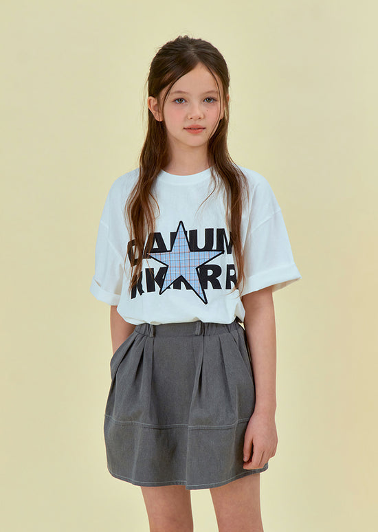 Check Star Patch T-shirts