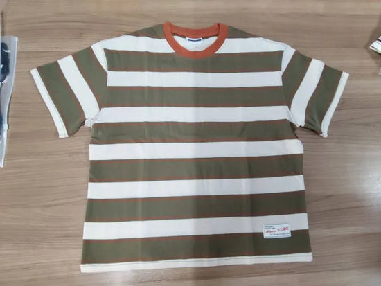Stripe label T-shirts