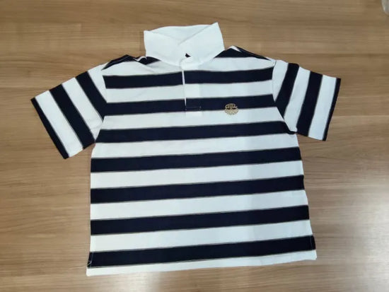 Striped Collared T-shirt