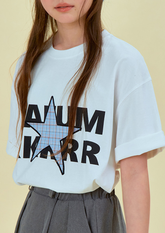 Check Star Patch Tee