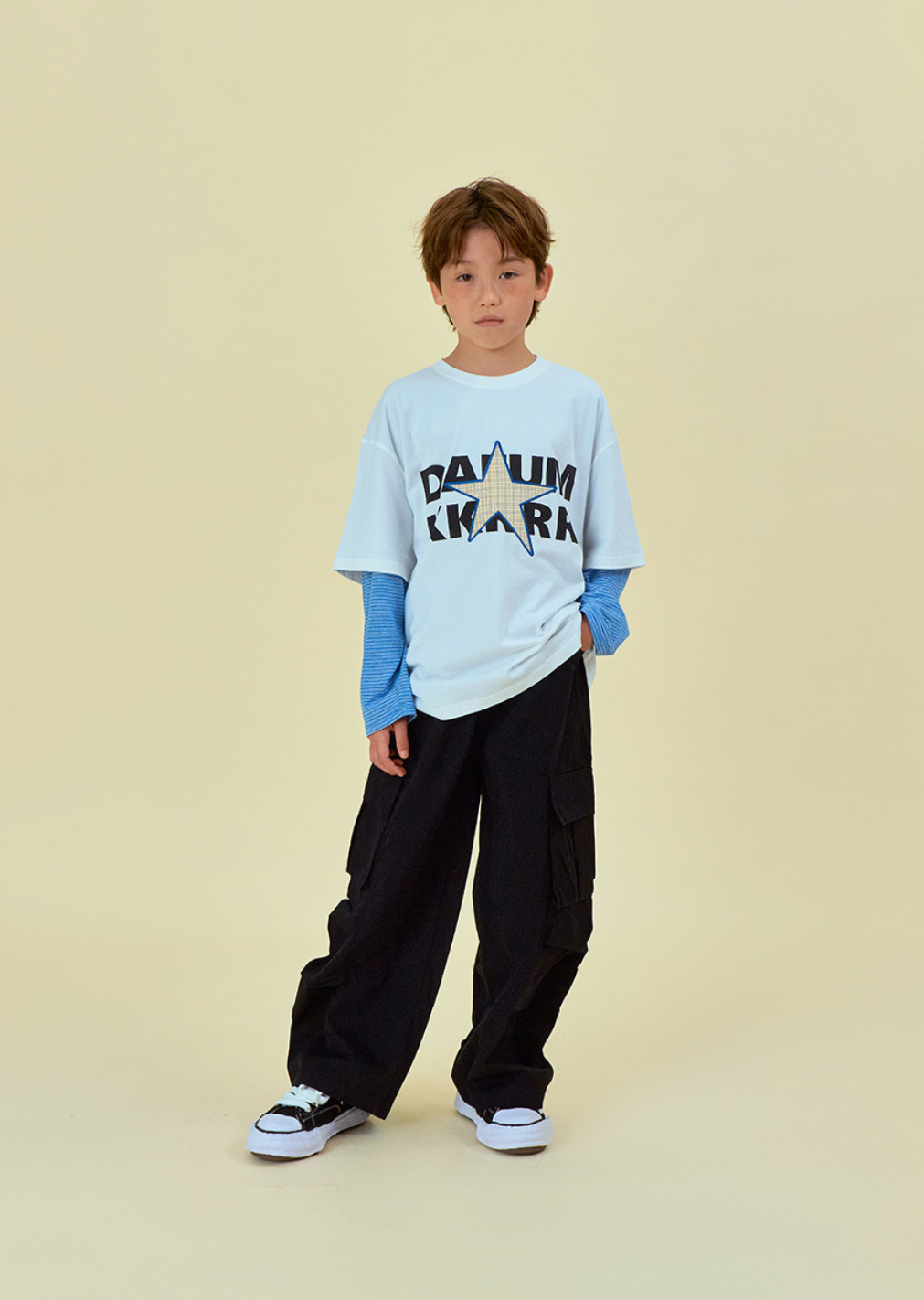 Check Star Patch Tee