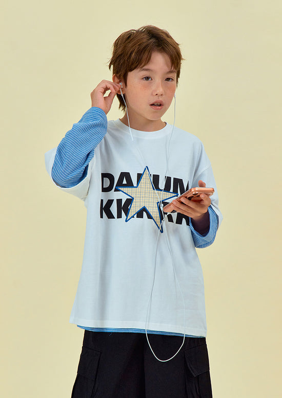 Check Star Patch Tee