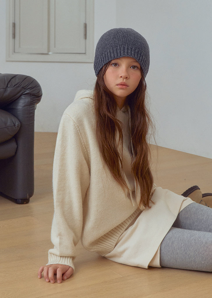 hooded knit